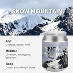 Air Freshener, Snow Mountain Scent Diffuser with Leak-proof Cap for Car & Home, Gel Car Diffuser for Bathroom, Closet, Basement, Garage and Small Spaces, 7.1 oz Each Lasts 45 Days, 2 Pack