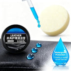 XIRUJNFD 160g/5.6oz Cleaning and Care Cream for Leather Care Conditioner, Restores & Protects for Dashboard, Steering Wheel Protection, Bag, Clothing, Sofa, Furniture, with Towels & Sponges (1)