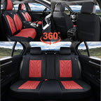 Coverado Seat Covers, Car Seat Covers Front Seats, Leather Seat Covers for Cars, Automotive Seat Covers Car Seat Protector Car Seat Cushion Universal Fit for Most Sedans SUV Pick-up Truck(Burgundy)