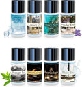 Smart Car Air Freshener, Car Air Freshener Refill, Aromatizante Para Carro Refill, 8pcs Essential Oils Mixed Fragrance Set for Car Diffusers (No Diffuser Included)