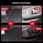 Restorer for Cars Revive Faded Plastic, Rubber Vinyl Ultimate Solution for Car Trim Restoration Protection Plastic Restorer- Ultimate Car Detailing Solution - Resists Water, UV Rays, Dirt (2.Pack)
