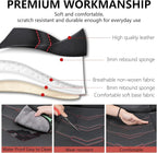 Car Seat Cover for Ford Explorer 2000-2025, Waterproof Durable Compatible Airbag, Premium Leather Seat Protector(5 Seats Standard,Black Red)