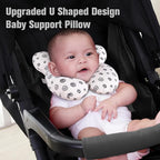 KAKIBLIN Baby Neck Pillow, Baby Head Pillow, Upgraded Travel Support Pillow for Carseat, Neck Support for Car Seat, Stroller, Pushchair (Snail)