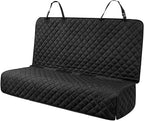 PETICON Waterproof Scratchproof Pet Bench Seat Covers for Cars, Trucks, SUVs, Nonslip Durable Back Seat Cover for Dogs, Washable Backseat Protection