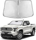 EcoNour Windshield Sunshade Compatible for Toyota Tacoma 2024 2025 2026, Sun Visor for Front Windshield & Window Sun Shade Cover, UV Heat Blocker & Protector, Car Accessories