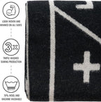 Arcturus Rainier Wool Blanket, Warm, Thick, Washable Wool Blanket for Home, Outdoors, Camping, Tailgates, Picnic, Hunting, Travel & Emergency Kits, Twin Size, 4.5 lb, Castle Rock