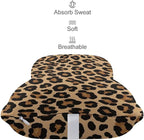 Car Neck Pillow 2 Pieces Travel Pillow Compatible with Wild Cheetah Leopard Print for Head Rest Neck Support Head Cushion Support for Car Seat Airplanes Sleeping