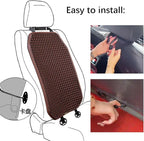New Summer Cooling Ventilated Air Mesh Seat Cushion Pad for Car,Universal Breathable Vented Seat Cover Fits Car SUV Truck Van Pickup for Driving Seat (Brown-SeatCushion-1Pcs)