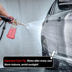 Foam Cannon for Pressure Washer, Snow Clear Foam Cannon for Car Wash, Stainless Steel Filter, Adjustable Nozzle with M22 and 1/4 Inch Quick Connect, Additional 1.1 mm Orifice Nozzle