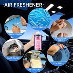 GLODWAY Car Air Freshener Spray, Magnolia Scent, 6 OZ Odor Eliminator,4 Pack, for Cars, Trucks, RVs, Home