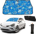 CHILL·TEK Funny Animal Car Windshield Sun Shade Umbrella, Sea Turtle Car Sun Shade Umbrella, Block UV Rays Heat Foldable Windshield Umbrella Sun Visor Protector - Keep Vehicle Cool for Cars SUV