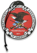 Elektroplate Officially Licensed National Rifle Association NRA (Classic Disk and Heritage Styles) Automotive Hanging Air Fresheners 3.6" for Vehicles | Artic Blast Scent 6-Pack
