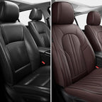 Car Seat Covers,Car Seat Protector Waterproof,Seat Covers Front Set, Car Seat Protectors,Automotive Seat Covers Fit for Most Cars Brown