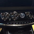 8 Pcs Bling Heart Air Vent Clips, Crystal Heart Car Air Fresheners Vent Clips Diffuser Rhinestone Diamond Car Decoration Interior Decor Cute Accessories for Women Girls (Black)