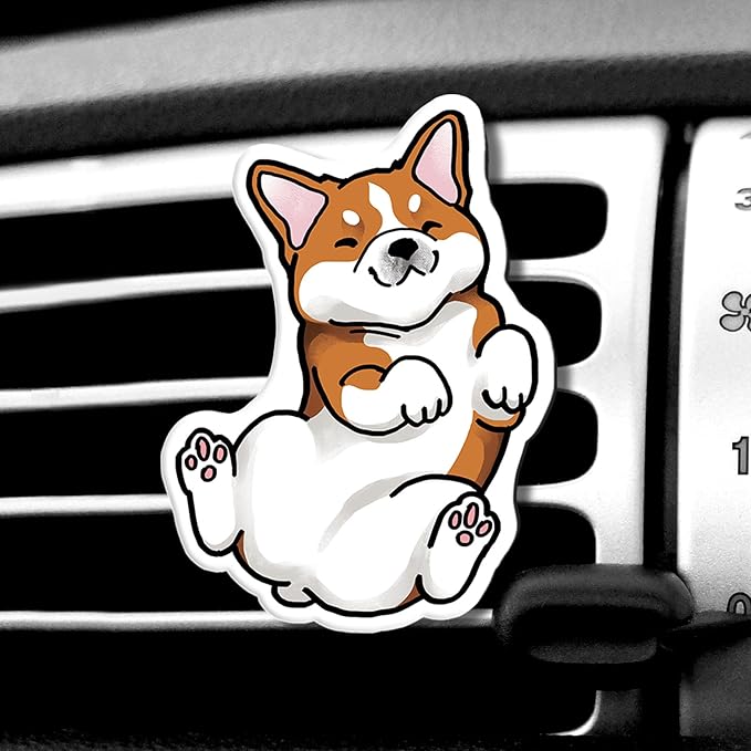 WIRESTER Fresh Scented Car Air Freshener Vent Clip, Decorative Accessories, Interior Decoration for Cars - Cow Cute, Fish, Baby Horse, Flower, Heart