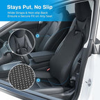 Back Support for Car - 20.9 Inch Extended Car Back Support Relieves Full Back Discomfort on Long Rides, Rebuilds Support for Older Vehicles, Fits Mid-to-Large Sedans, SUVs & Trucks