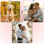 Custom Air Fresheners with Picture - Personalized Photo Air Freshener for Car,Home,Wardrobe,Bathroom,Customized Gifts for Man Boyfriend Husband Him Dad Woman(Square)