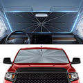 Autorder Windshield Sun Shade Umbrella for 2007-2025 Toyota Tundra Accessories,Upgraded Ice Crystal Material,Easy Setup Umbrella Sunshade for Car Windshield,100% Sun Blocking