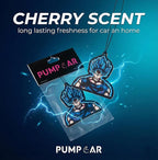 PumpCar car air freshener 2-piece double-sided Goku SSJ hanging cherry-scented anime dragon for rearview mirror Car Interior Accessories Household Gifts