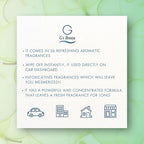 G’s Breeze Green Apple Air Freshener - Long-Lasting Refreshing Fragrance for Home, Car, Offices - 48 Hours of Fruity Scent of Crisp Apple Fruity - Oil Burner Compatible and Pet-Friendly