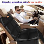 Bacgnyer Car Seat Protector, 2 Pack of Seat Protectors, Thickest Padded 600D Fabric Padding, Waterproof, Durable, Anti Slip Backing, Child Seat Protection, Suitable for Babies, Toddlers, Children