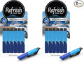 Refresh your car, Odor Elimination cool breeze Auto Vent Stick, New Car, 6 Per Pack (Pack of 2)