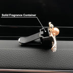2 Pieces Small Bee Air Vent Clips Bling Bee Car Accessories Cute Car Air Freshener Rhinestone Gift Decorations Charm Car Clip Interior Air Vent Decor