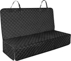 Dog Car Seat Cover for Back Seat, Waterproof Pet Bench Seat Cover for Dogs, Scratchproof Nonslip Rear Seat Protector for Cars, Trucks, SUVs