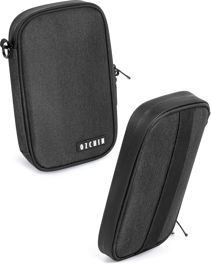 OZCHIN Smell Proof Bag Pocket Bag Activated Carbon Fiber 8'' x 5'' Portable Carry Pouch for Travel