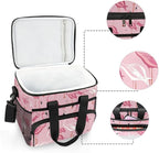 Cooler Bag Insulated Picnic Bag Large Lunch Box Reusable Tote Bag Soft Sided Portable Beach Cooler Grocery Camping
