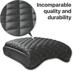 KMMOTORS MDX(2014~2020) Center Console Cover, Armrest Cushion, Vegan Leather, Car Accessories, Car Gadgets (MDX 2014~2020, Black)