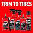 Mothers Back-to-Black Trim & Plastic Restorer, 10 oz. Aerosol — Removes Oxidation, Dirt & Wax Residue – Restores Faded Trim & Provides Long-Lasting Protection (06110)