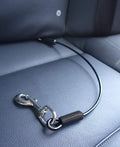 Leash Boss Dog Seat Belt Restraint – No-Chew Heavy Duty Car Seatbelt for Dogs, Coated Steel Rope for Safety, Adjustable Tether for Small, Medium & Large Pets, Durable Pet Safety Tether for Cars