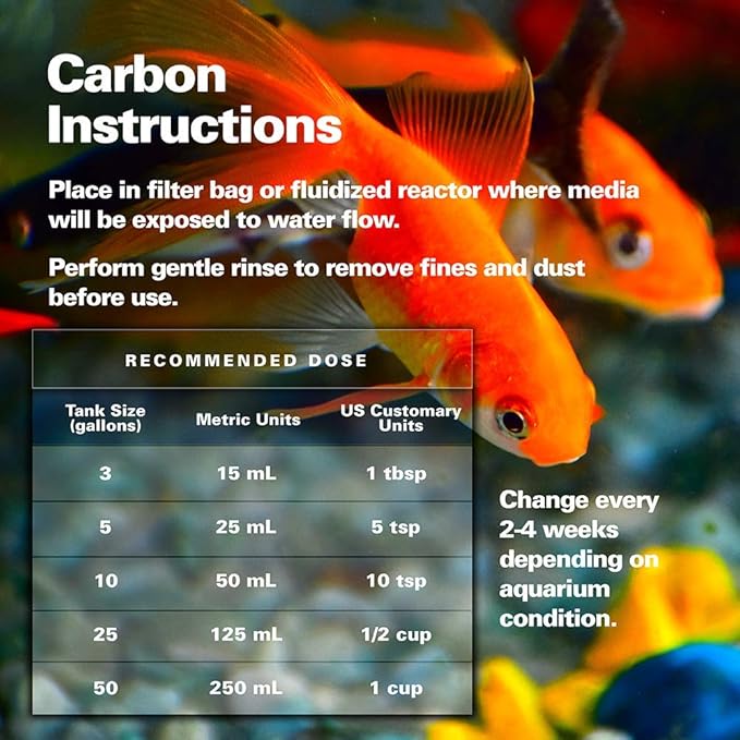 Kolar Labs Crystal Cal Activated Carbon – 3.5 Gallon, Activated Charcoal for Aquariums and Fish Tanks