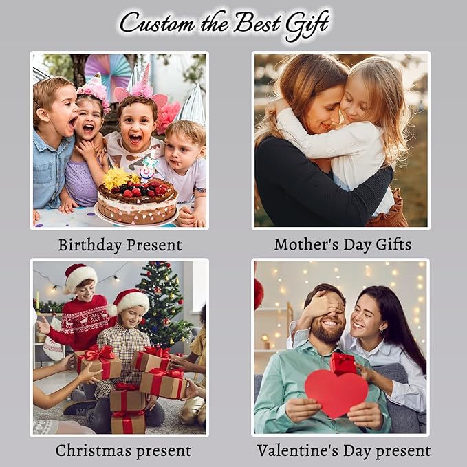 Custom Air Freshener for Car, Customized Double Face Smell Scents Fresheners, Personalized Smell Fresheners With Picture, For Wardrobe, Bathroom and Hanging Ornaments(4 Count (Pack of 1))