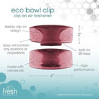 Fresh Products Eco Bowl Clip 2.0 Toilet Bowl Air Freshener, Spiced Apple Scent, 4 Clips