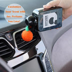 Wonhibo Fruit Car Air Freshener Vent Clip, 4 Pack Cute Soft Stuffed Vent Decor Car Decorative Accessories for Women