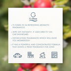 G's Breeze Red Apple Air Freshener – Crisp and Juicy Fragrance of Fresh Apples – Refreshing and Invigorating Aroma for Home, Car, or Office – Brighten Your Space with Fruity Freshness