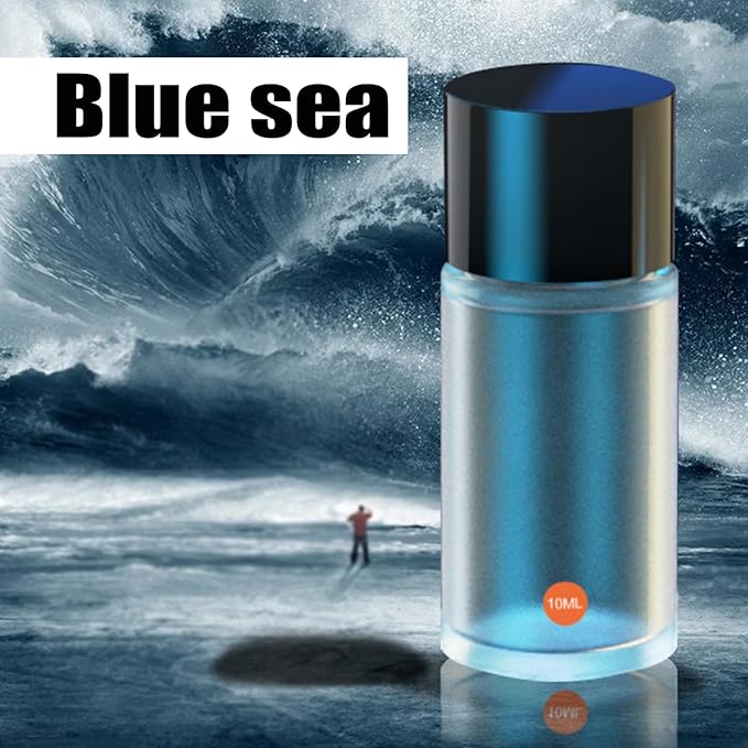 Smart Car Air Freshener Diffuser, New Aromatizante Para Carro, Smart Car Air Freshener with Three Adjustable, Air Freshener Intelligent for Office Bedroom(3pcs Blue sea Oil + Diffuser)