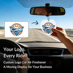 10-1000 Pcs Custom Air Fresheners with Picture - Personalized Photo/Logo/QR Code/Text, Bulk Promotional Car Gifts for Business Branding Events (A6-Heart)