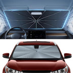Autorder Windshield Sun Shade Umbrella for 2014-2019 Toyota Highlander Accessories,Upgraded Ice Crystal Material,Easy Setup Umbrella Sunshade for Car Windshield,100% Sun Blocking
