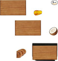 Car Air Freshener Wood Air Freshener - Car Odor Eliminator for Visor Clip Auto Accessories - Metal Clip - Essential Oils - Clean Ingredients - Teak Scent Starter Kit3PCS（Cabana/pine/amber）