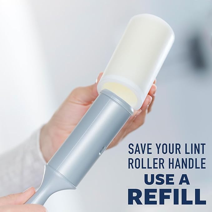 Scotch-Brite Everyday Clean Lint Roller, Scotch Brand Adhesive, Pet Hair & Lint Remover for Clothes, Furniture & Car, 4 in x 54.2 ft Each, 4 Pack, 380 Sheets Total