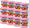 Auto Dynasty TreeFrog Gel-Typed Automotive Cup-Holder Air Freshener, Peach Scented, Pack of 12