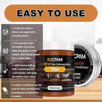 12oz Leather Recoloring Balm & 3.4oz Mink Oil Leather Conditioner kit,Tan Leather Color Repair Kits for Couches, Leather Couch Paint Scratch Repair for Furniture Car Sofa Shoes Leather Dye
