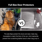 iBuddy Truck Seat Cover for Dogs 100% Waterproof Back Seat Cover for Crew Cab Machine Washable X-Large Pet Hammock with Side Flap Against Dirt and Fur for Large SUV and Truck Dog Seat Protector