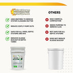 Instant Power Septic System Treatment Dissolving Pacs - Septic Tank Treatment Packets, Drain Cleaner Liquid Clog Remover for Septic System, Drain Defense for RVs - Includes 200 Pacs