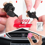 Acantha Car Air Freshener Decorations Vent Clips 6-Pack Daisy Flower Auto Accessories Lavender Women Car Decor Air Conditioning Outlet Clip - Pink Purple White