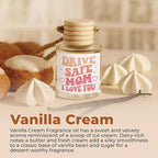 NewEleven Easter Gifts For Mom - Mom Car Essentials, Gifts For Moms, Mommy - Cute Gifts For Mother From Daughter, Son, Kids - Car Air Freshener Hanging 2 Pack, Vanilla Cream Oil Diffuser
