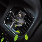 Car Air Fresheners,Cute Bear Pilot Car Diffuser Rotating Propeller Air Outlet Vent Fresheners,Aromatherapy Ornament Car Accessories